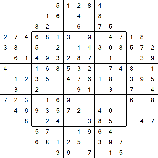 Flower Sudoku - Easy