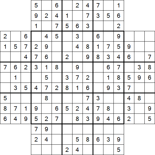 Flower Sudoku - Simple