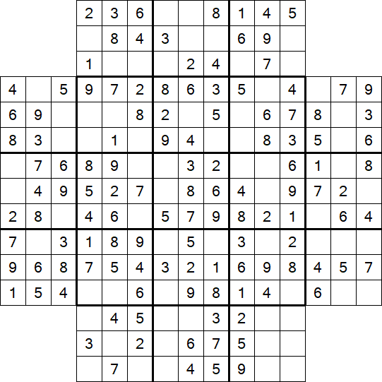 Flower Sudoku - Simple