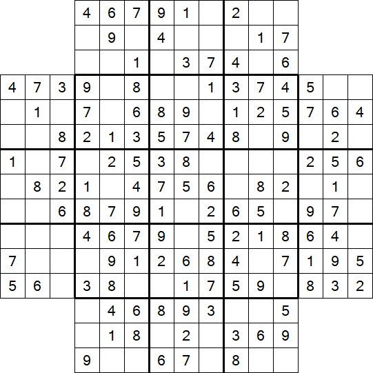 Flower Sudoku - Simple