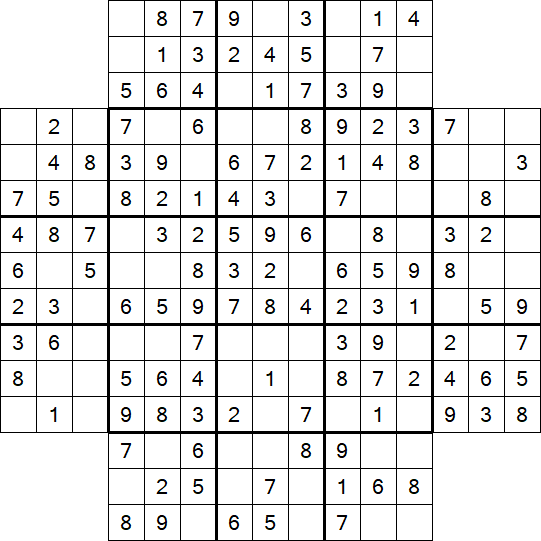 Flower Sudoku - Simple