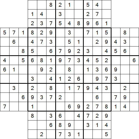 Flower Sudoku - Simple