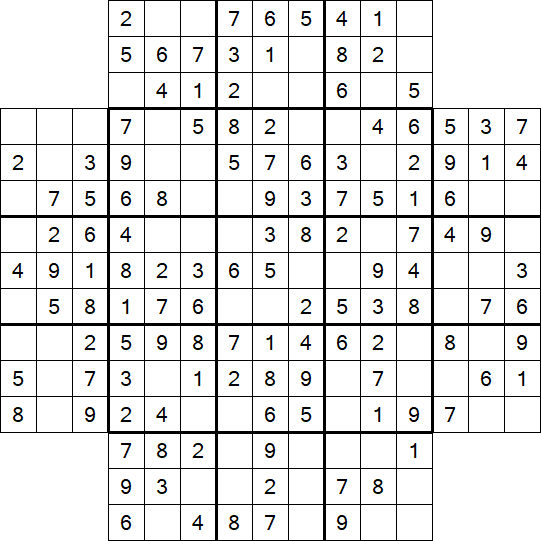 Flower Sudoku - Simple