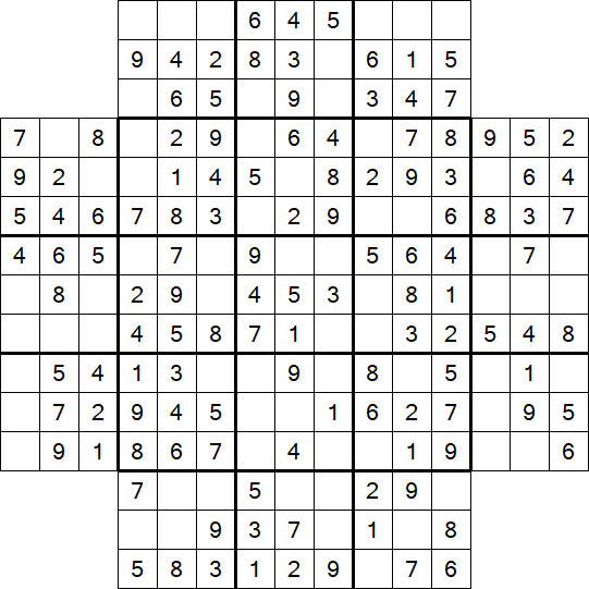 Flower Sudoku - Easy