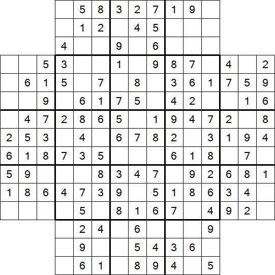 Flower Sudoku - Simple