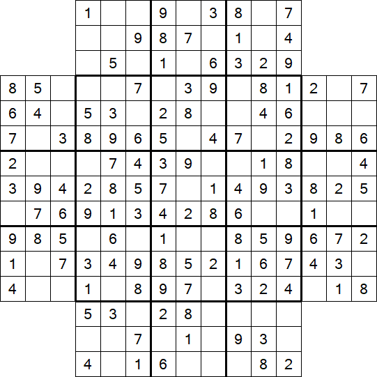 Flower Sudoku - Simple