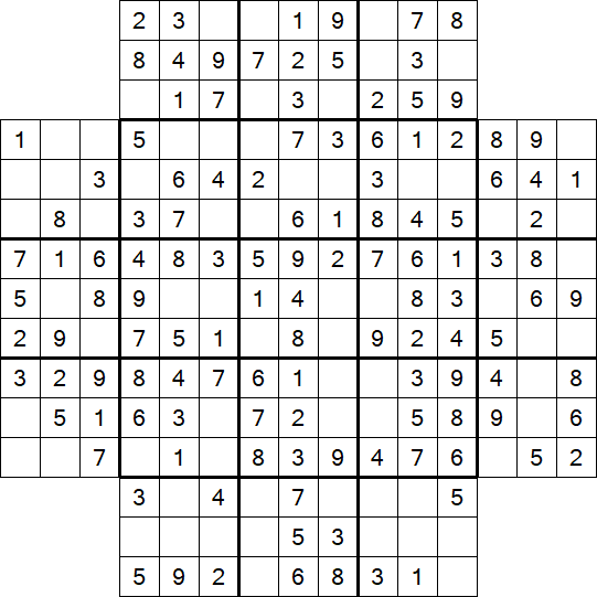 Flower Sudoku - Simple