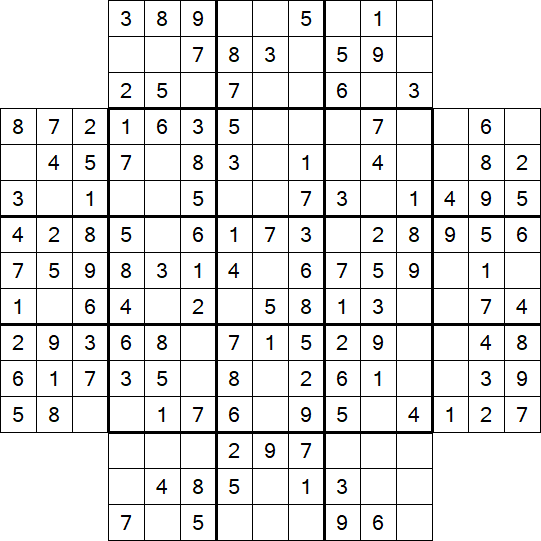 Flower Sudoku - Simple