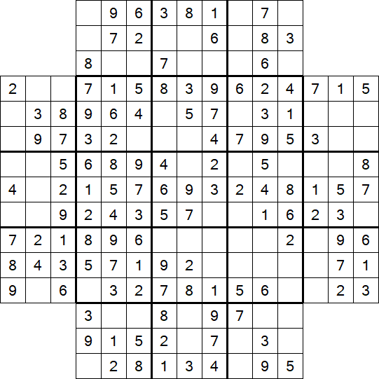 Flower Sudoku - Simple