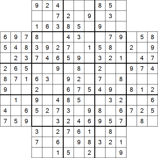 Flower Sudoku - Simple