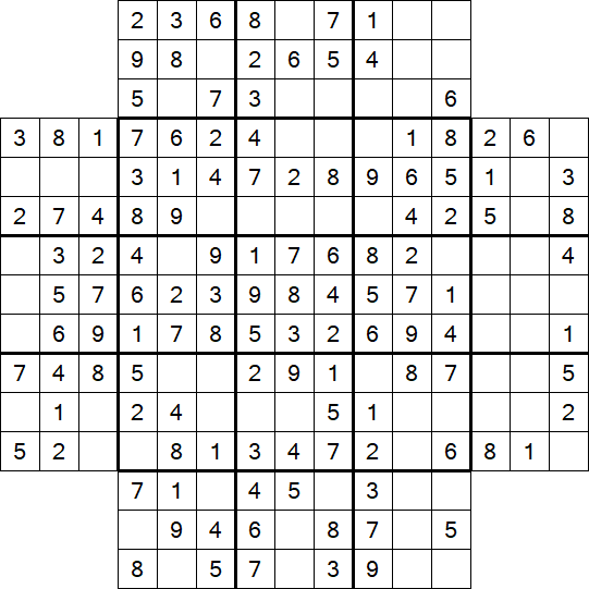 Flower Sudoku - Simple
