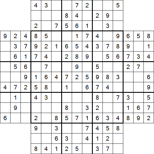 Flower Sudoku - Simple