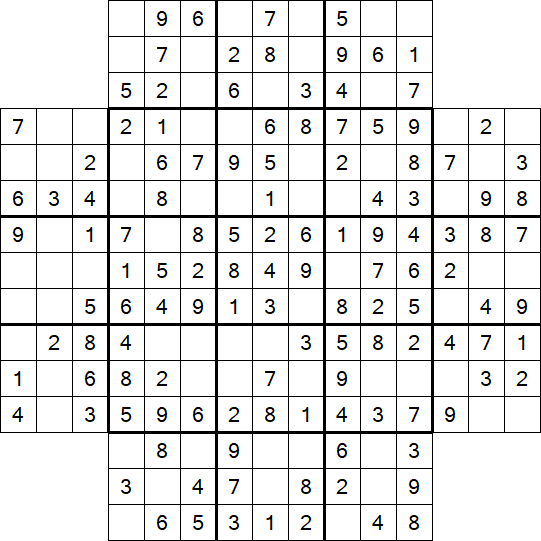 Flower Sudoku - Simple