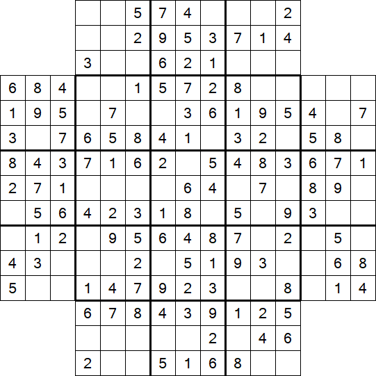 Flower Sudoku - Easy
