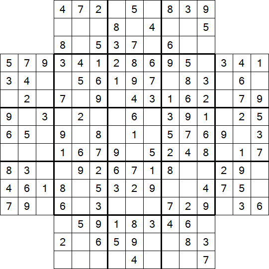 Flower Sudoku - Simple