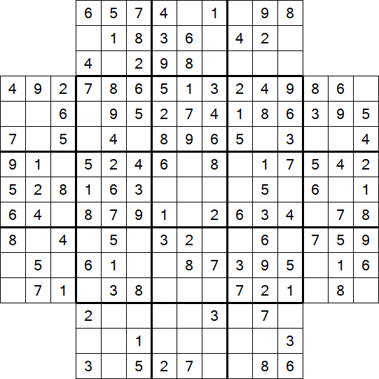 Flower Sudoku - Simple
