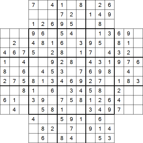 Flower Sudoku - Simple
