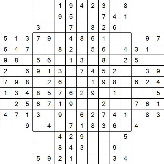 Flower Sudoku - Simple