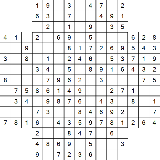 Flower Sudoku - Simple