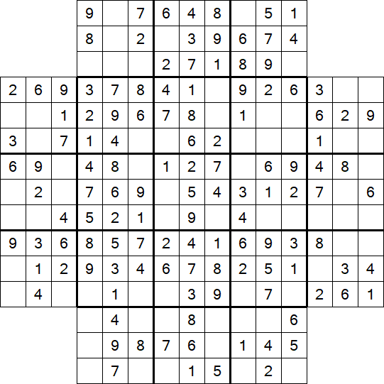 Flower Sudoku - Simple