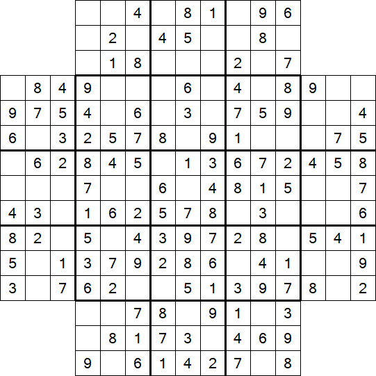 Flower Sudoku - Simple