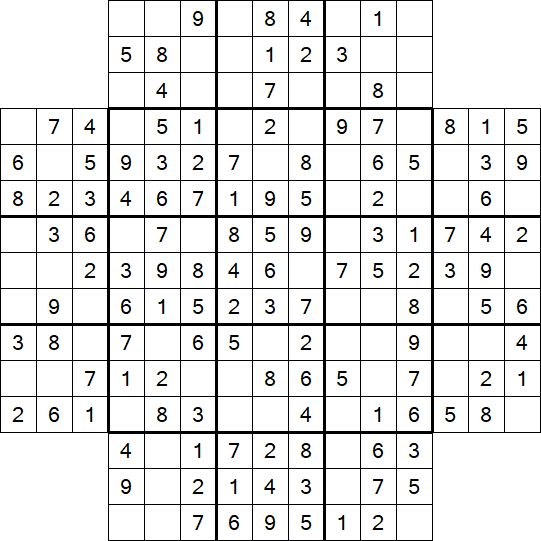 Flower Sudoku - Simple