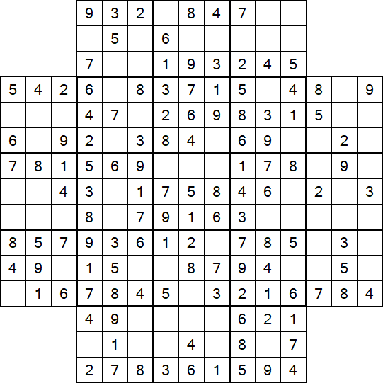Flower Sudoku - Simple