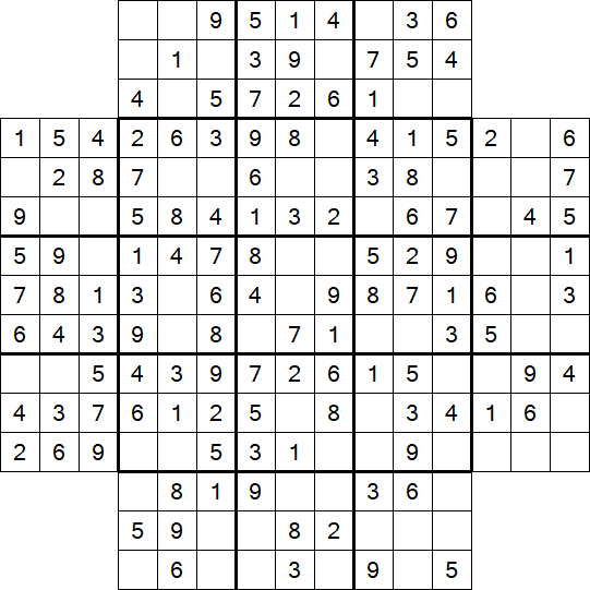 Flower Sudoku - Simple