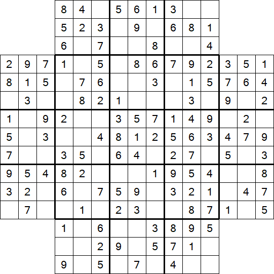 Flower Sudoku - Simple