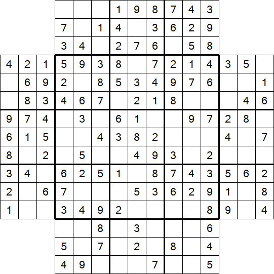 Flower Sudoku - Simple