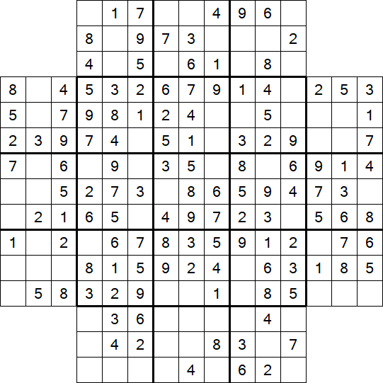 Flower Sudoku - Easy