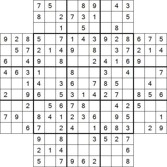 Flower Sudoku - Simple