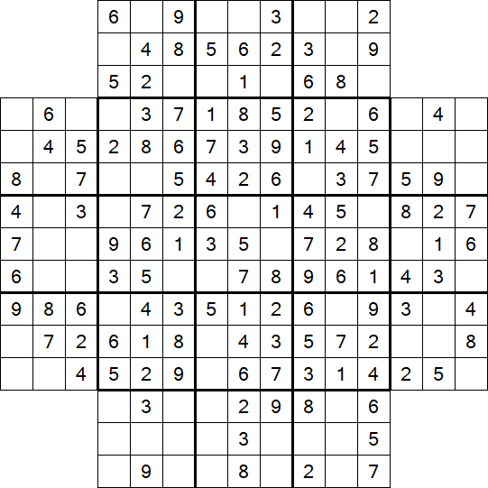 Flower Sudoku - Simple