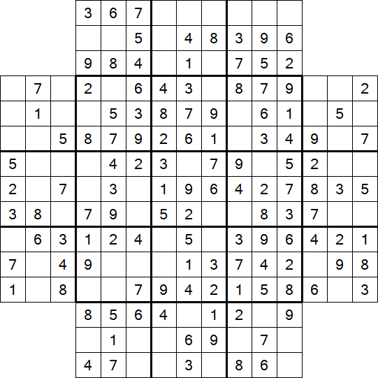Flower Sudoku - Simple