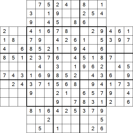 Flower Sudoku - Simple