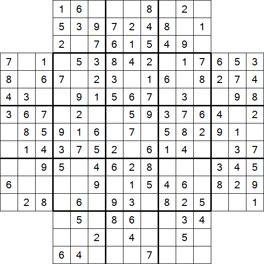 Flower Sudoku - Simple