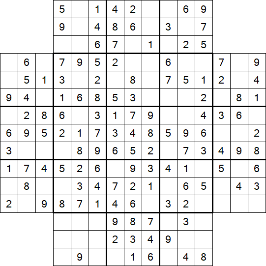 Flower Sudoku - Simple
