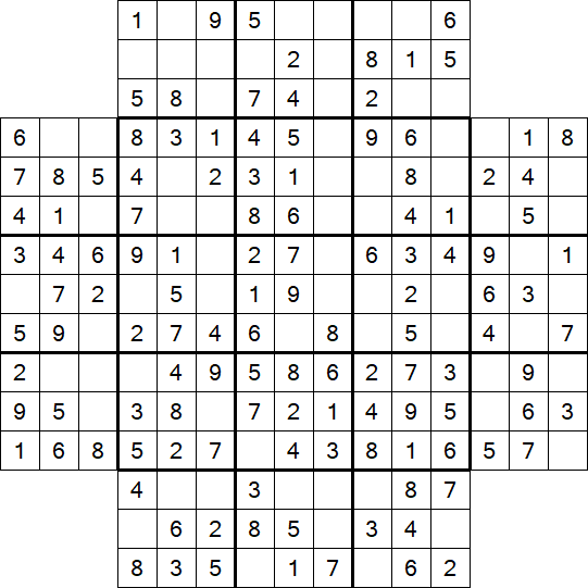 Flower Sudoku - Easy