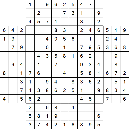 Flower Sudoku - Simple