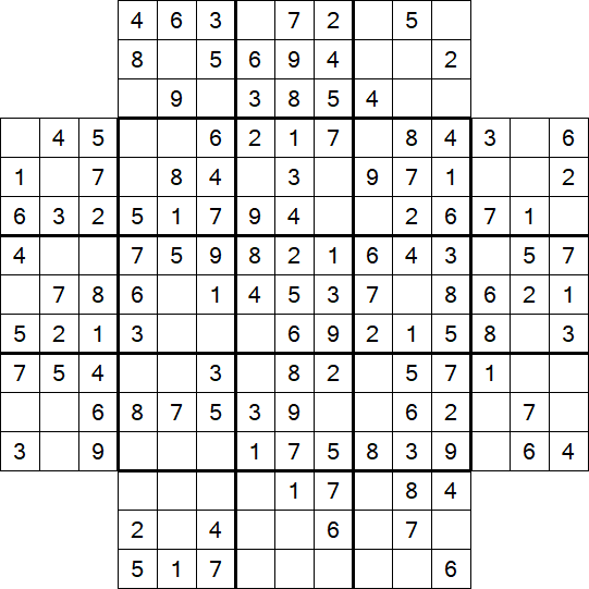 Flower Sudoku - Simple