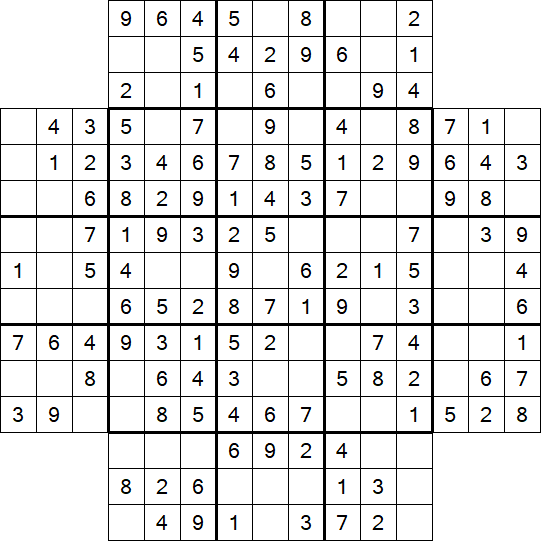 Flower Sudoku - Simple