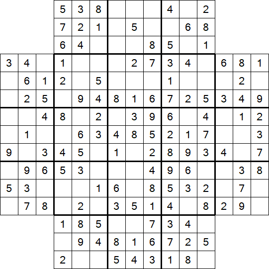 Flower Sudoku - Simple