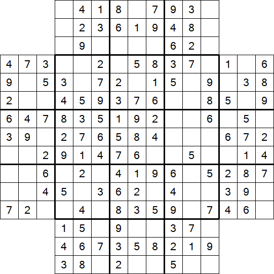 Flower Sudoku - Einfach