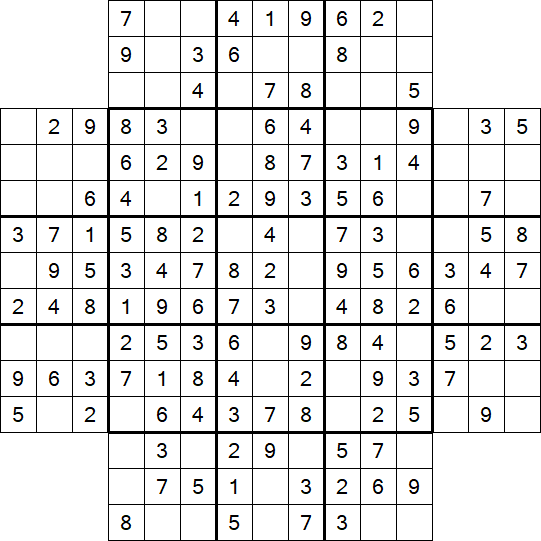 Flower Sudoku - Simple