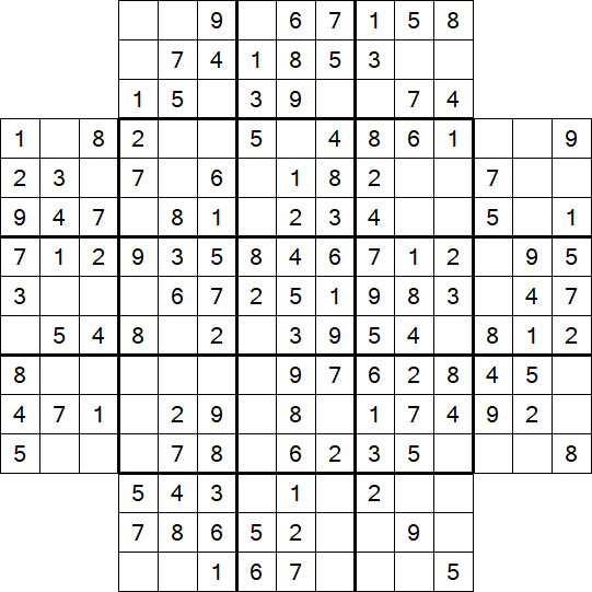 Flower Sudoku - Simple