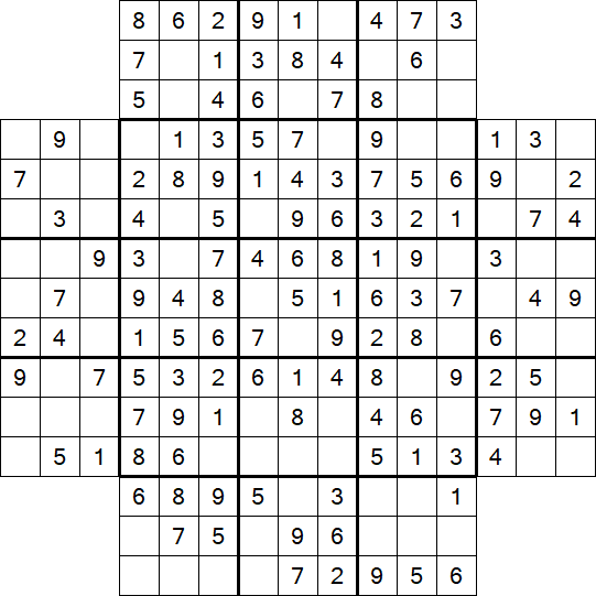 Flower Sudoku - Simple