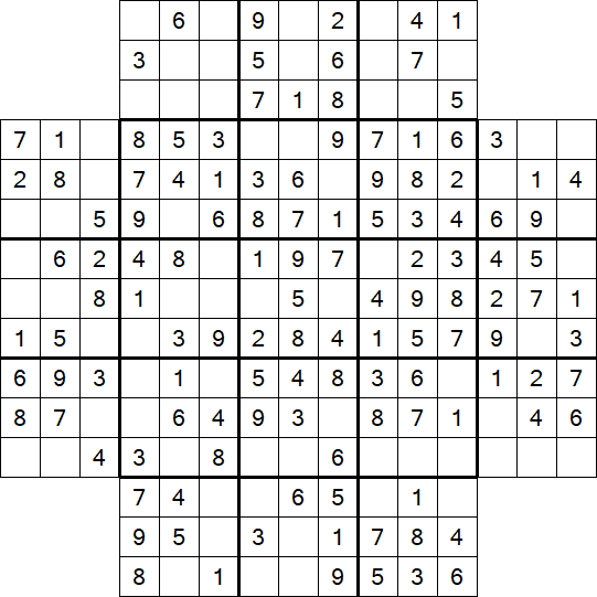 Flower Sudoku - Simple