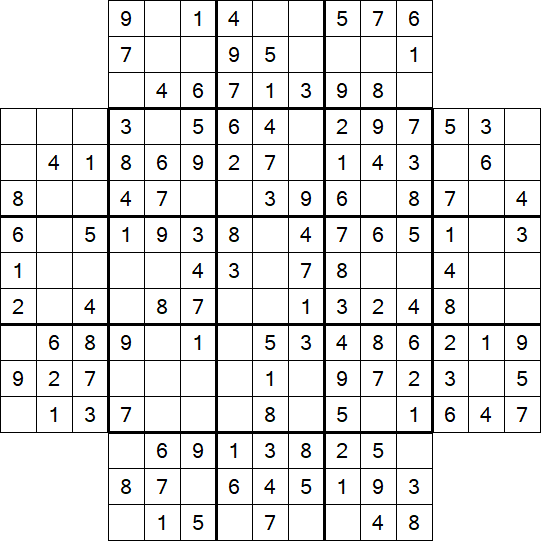 Flower Sudoku - Einfach