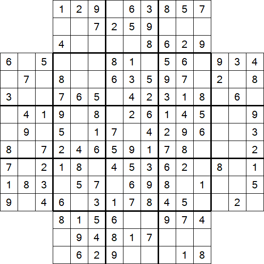 Flower Sudoku - Simple
