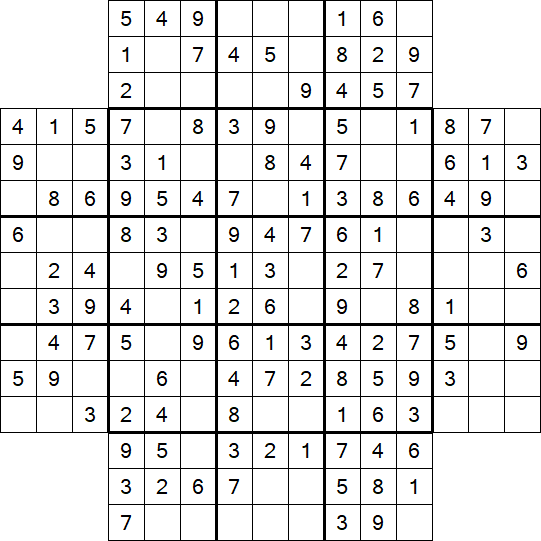 Flower Sudoku - Simple